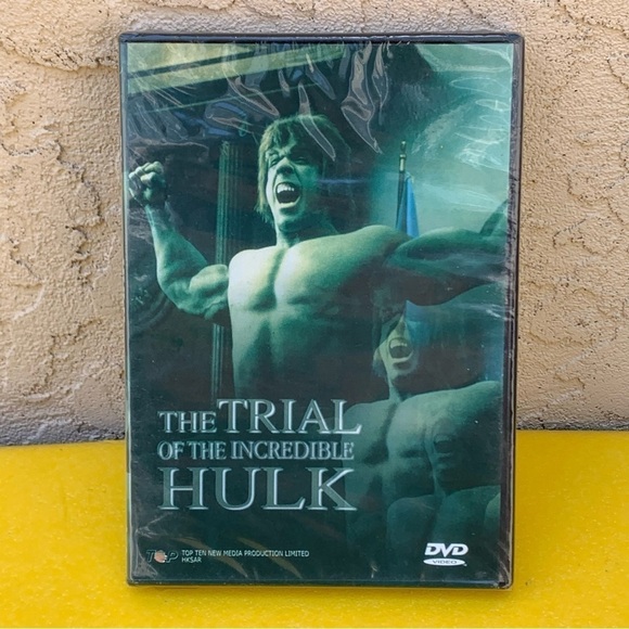 Sealed THE TRIAL OF THE INCREDIBLE HULK (1989) DVD -For TV- Lou Ferrigno RARE - Picture 1 of 3